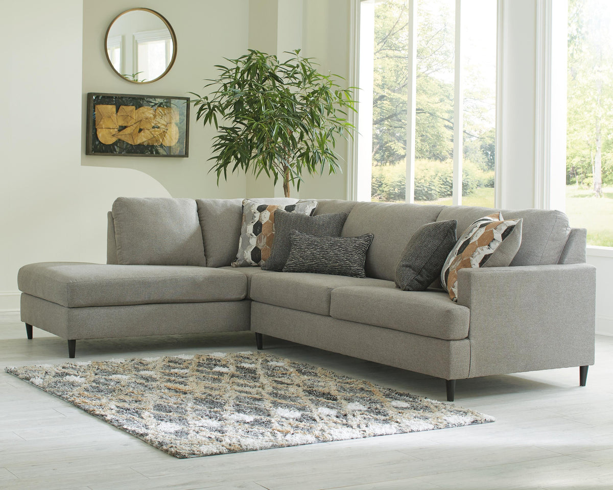 The Furniture Outlets - Ashley Furniture - Santasia Sectional - RAF 2-Piece Sectional with Chaise - 33301S2