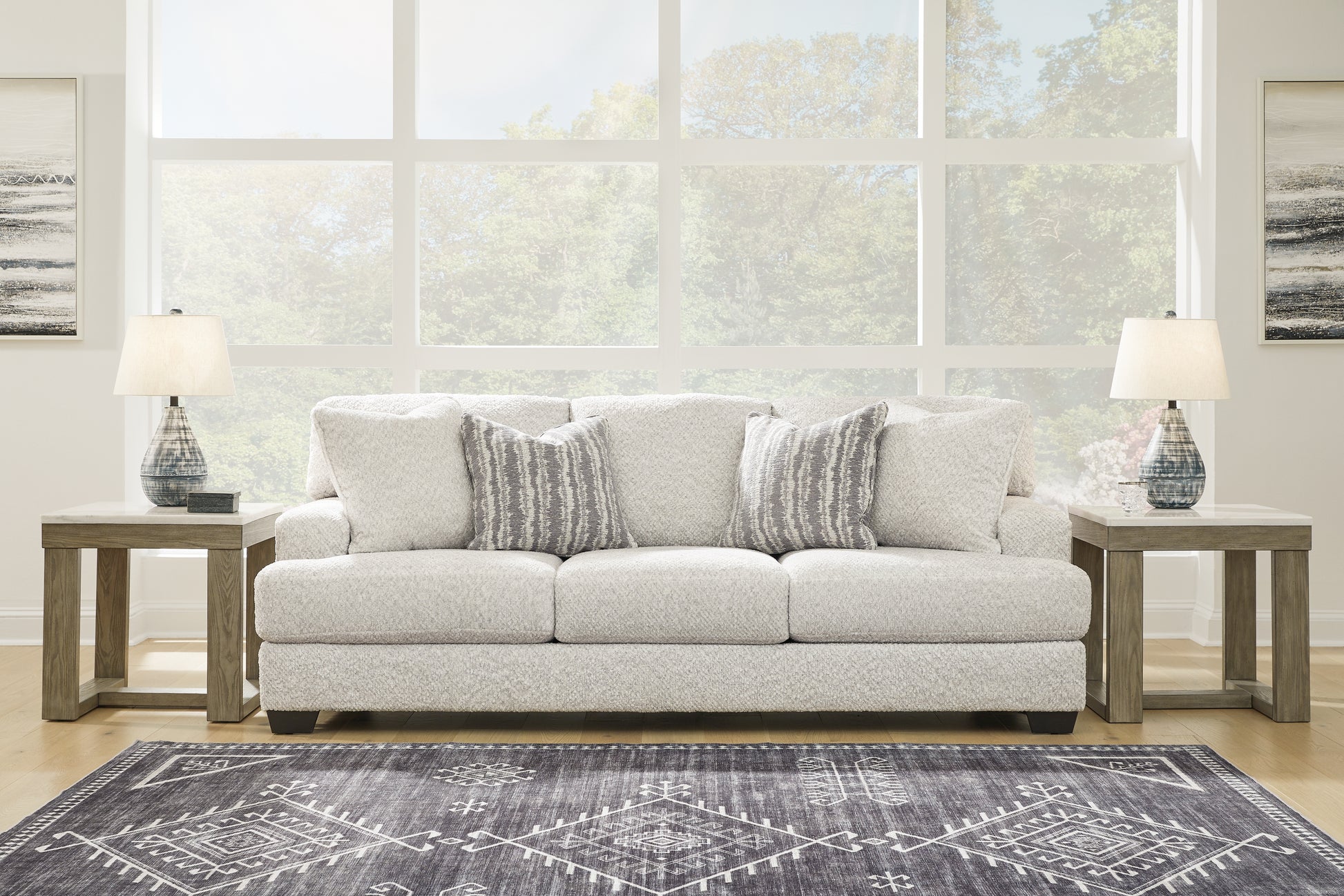 The Furniture Outlets - Ashley Furniture - Brebryan Living Room - Sofa / Flannel - 3440138