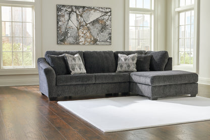 The Furniture Outlets - Ashley Furniture - Biddeford Sectional - LAF 2-Piece Sectional with Chaise / Shadow - 35504S2