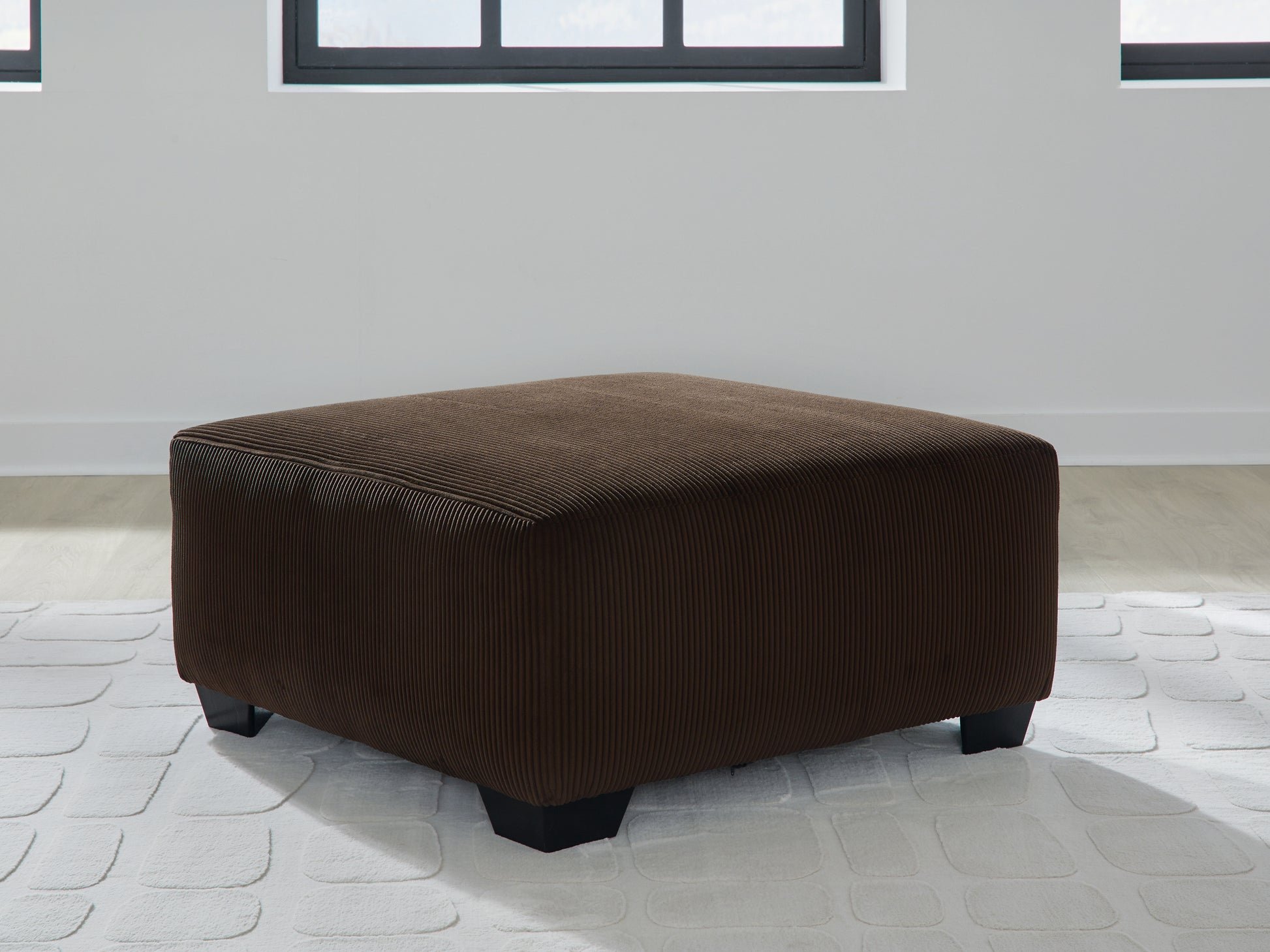 The Furniture Outlets - Ashley Furniture - Kimlee Living Room - Oversized Accent Ottoman / Chocolate - PC3560308