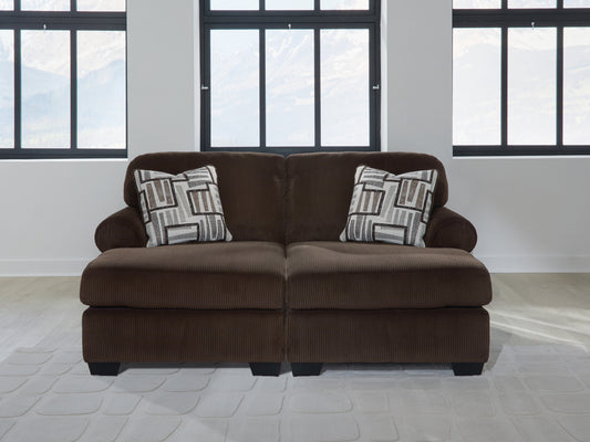 The Furniture Outlets - Ashley Furniture - Kimlee Sectional - RAF 2-Piece Super Chaise / Chocolate - PC35603S4