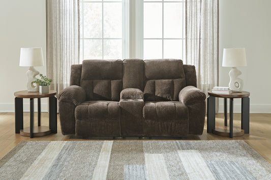 The Furniture Outlets - Ashley Furniture - Frohn Living Room - Reclining Sofa / Chocolate - 3740788