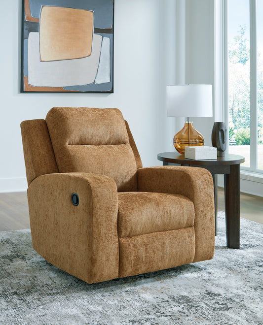 The Furniture Outlets - Ashley Furniture - Kanlow Living Room - Rocker Recliner / Honey - 3860525
