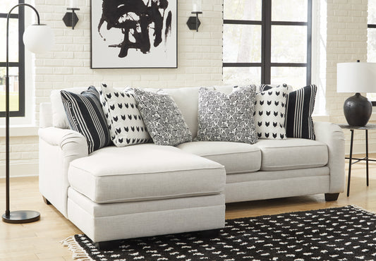 The Furniture Outlets - Ashley Furniture - Huntsworth Sectional - RAF 2-Piece Sectional with Chaise / Dove Gray - 39702S1