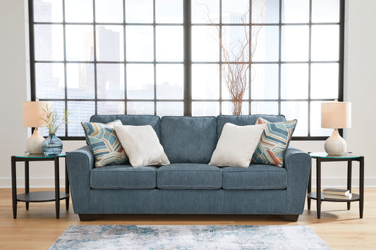 The Furniture Outlets - Ashley Furniture - Cashton Living Room - Queen Sofa Sleeper / Blue - 4060539