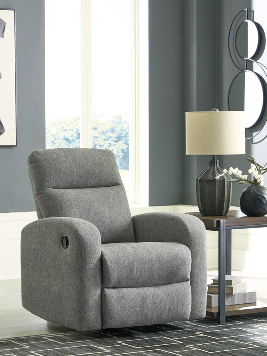 The Furniture Outlets - Ashley Furniture - Gauntlet Living Room - Rocker Recliner / Sterling - PC4220425