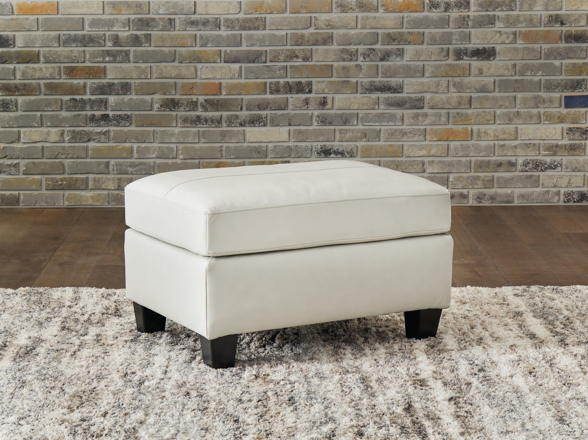 The Furniture Outlets - Ashley Furniture - Genoa Living Room - Ottoman / Coconut - 4770414