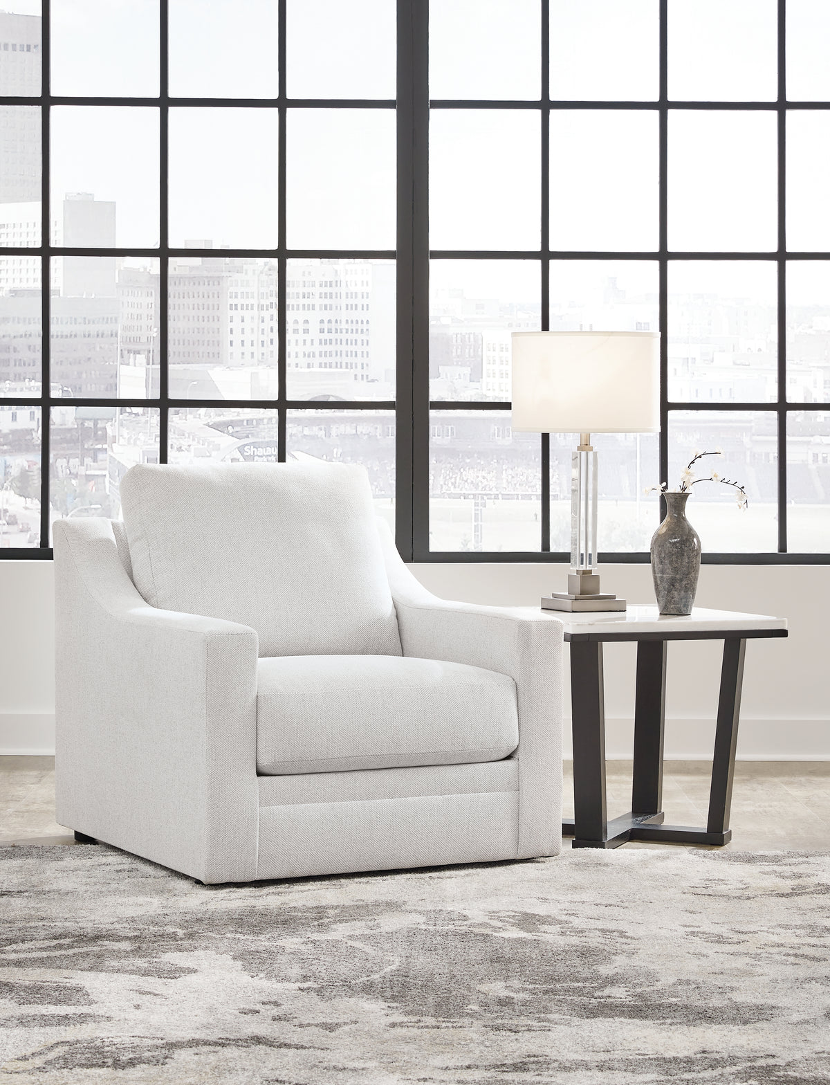The Furniture Outlets - Ashley Furniture - Maitelynn Living Room - Chair / Chalk - 4820220
