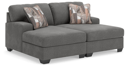 The Furniture Outlets - Ashley Furniture - Clarington Sectional - RAF 2-Piece Super Chaise - PC48405S4