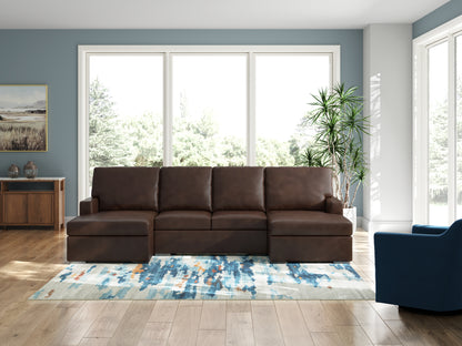 The Furniture Outlets - Ashley Furniture - McDowlan Sectional - RAF 3-Piece Sectional with Double Chaise / Coffee - PC48504S3
