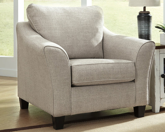 The Furniture Outlets - Ashley Furniture - Abney Living Room - Ottoman / Driftwood - 4970114