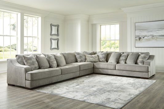 The Furniture Outlets - Ashley Furniture - Bayless Sectional - LAF 5-Piece Sectional / Smoke - 52304S3