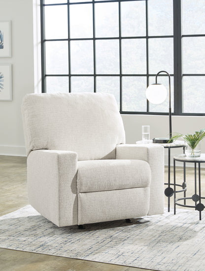 The Furniture Outlets - Ashley Furniture - Rannis Living Room - Rocker Recliner / Snow - 5360325