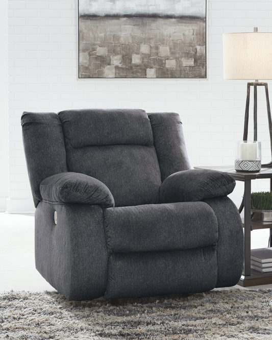 The Furniture Outlets - Ashley Furniture - Burkner Living Room - Power Rocker Recliner / Marine - 5380498