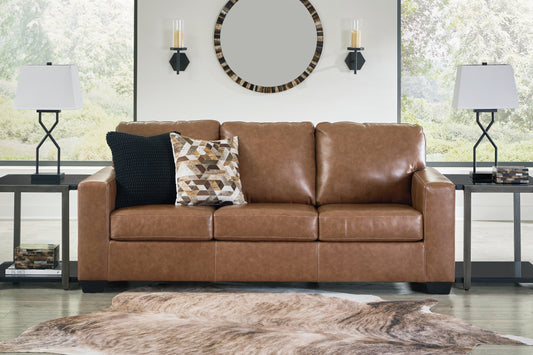 The Furniture Outlets - Ashley Furniture - Bolsena Living Room - Queen Sofa Sleeper / Caramel - 5560339