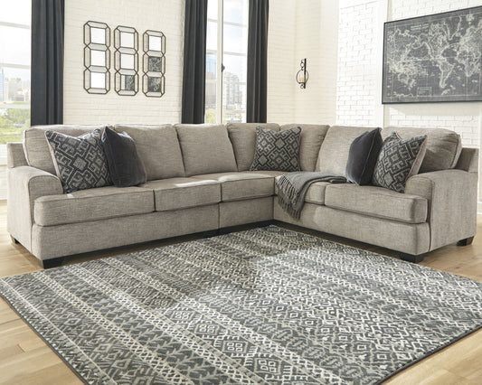 The Furniture Outlets - Ashley Furniture - Bovarian Sectional - RAF 4-Piece Sectional / Stone - 56103S5