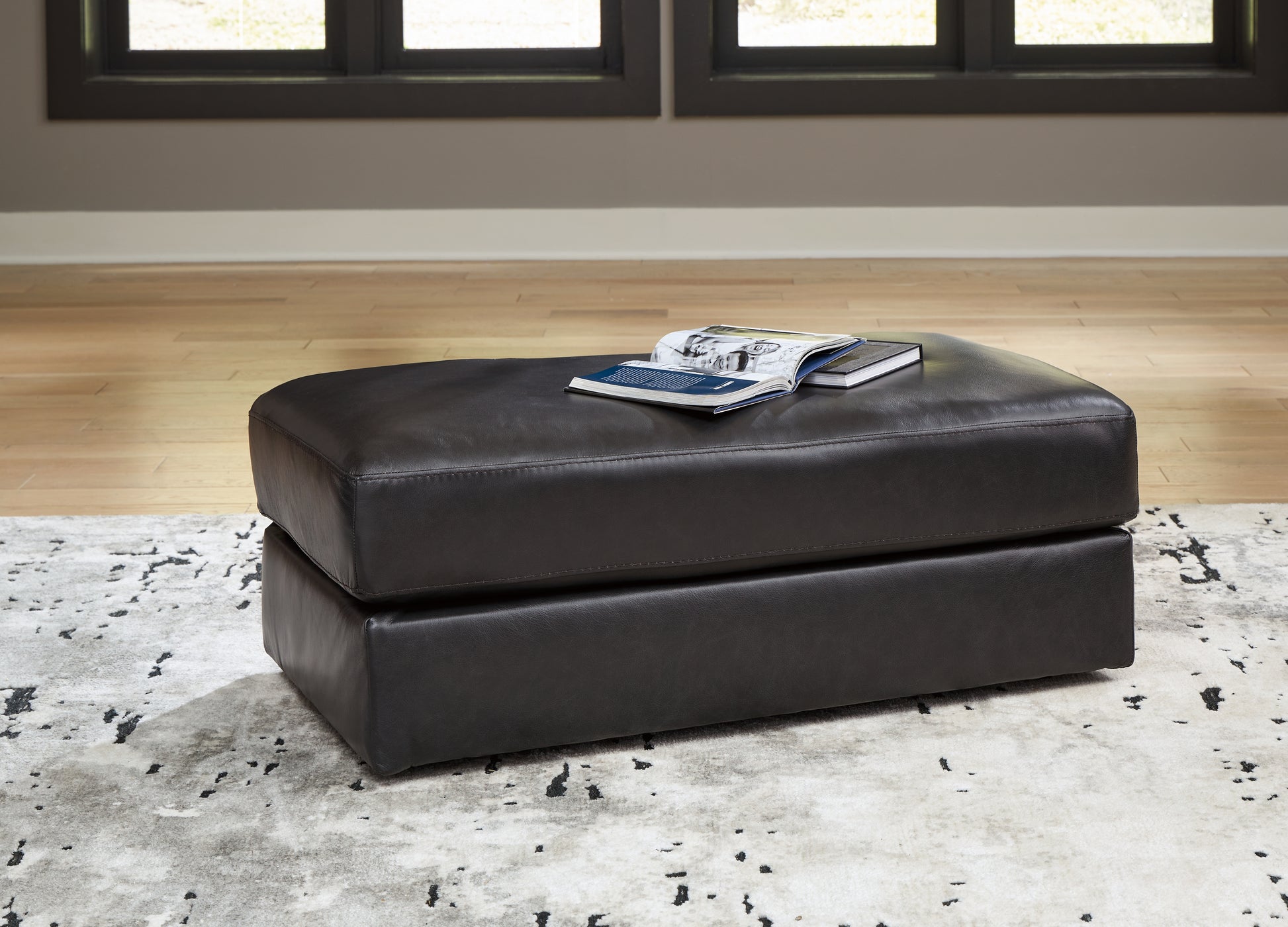 The Furniture Outlets - Ashley Furniture - Amiata Living Room - Oversized Accent Ottoman / Glacier - 5740408