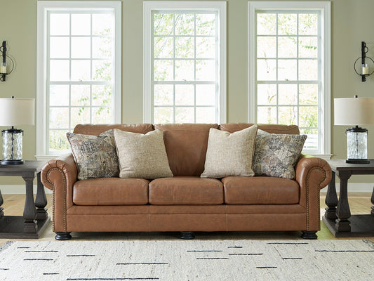 The Furniture Outlets - Ashley Furniture - Carianna Living Room - Queen Sofa Sleeper / Caramel - 5760439