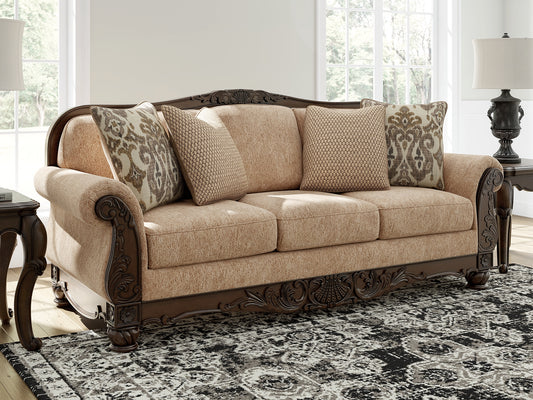 The Furniture Outlets - Ashley Furniture - Chelsworth Living Room - Sofa / Golden - PC5790538