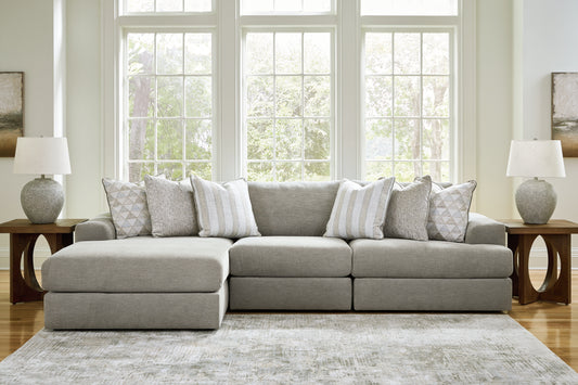 The Furniture Outlets - Ashley Furniture - Avaliyah Sectional - RAF 4-Piece Double Chaise Sectional / Ash - 58103S11