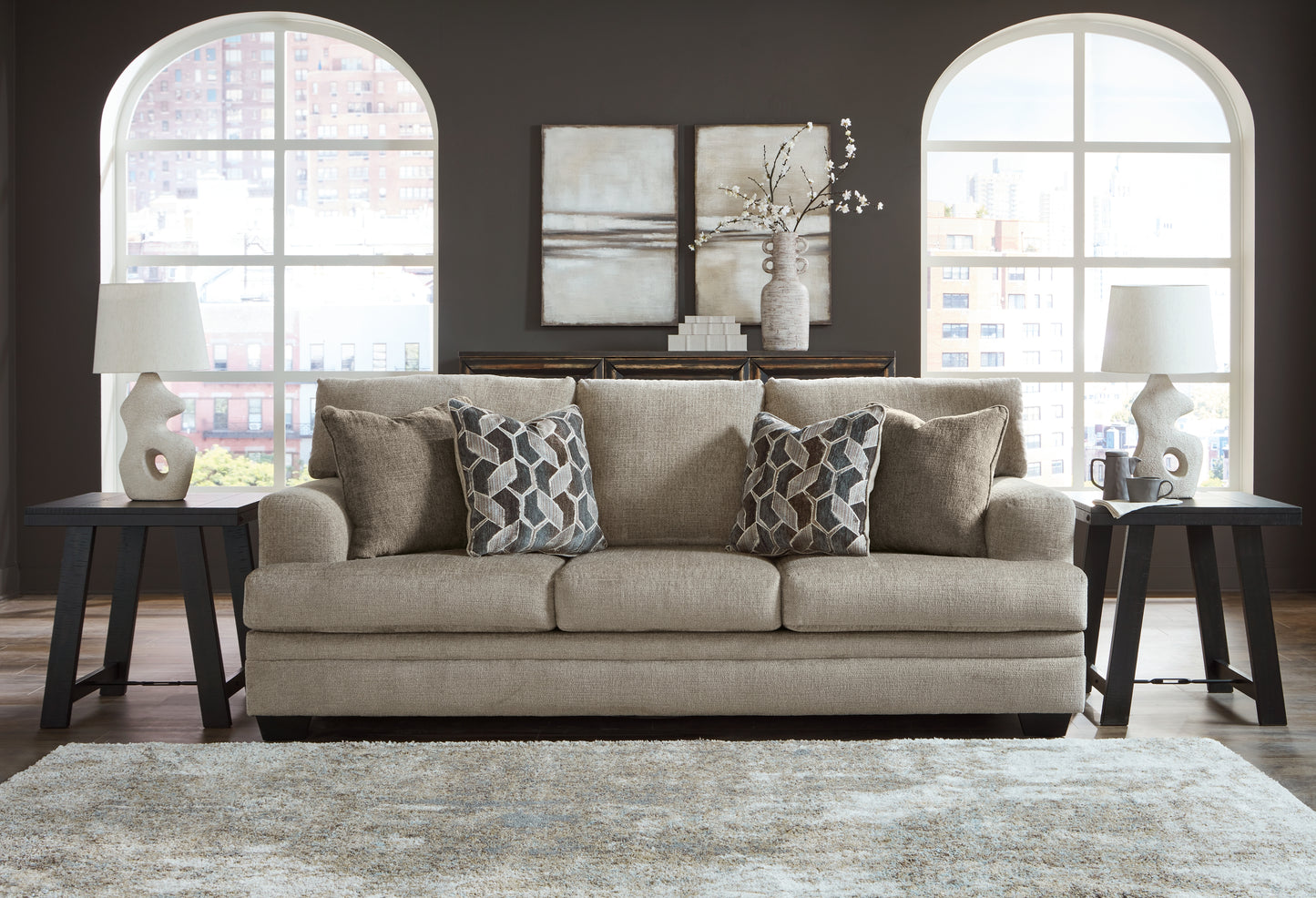 The Furniture Outlets - Ashley Furniture - Stonemeade Living Room - Sofa / Taupe - 5950438