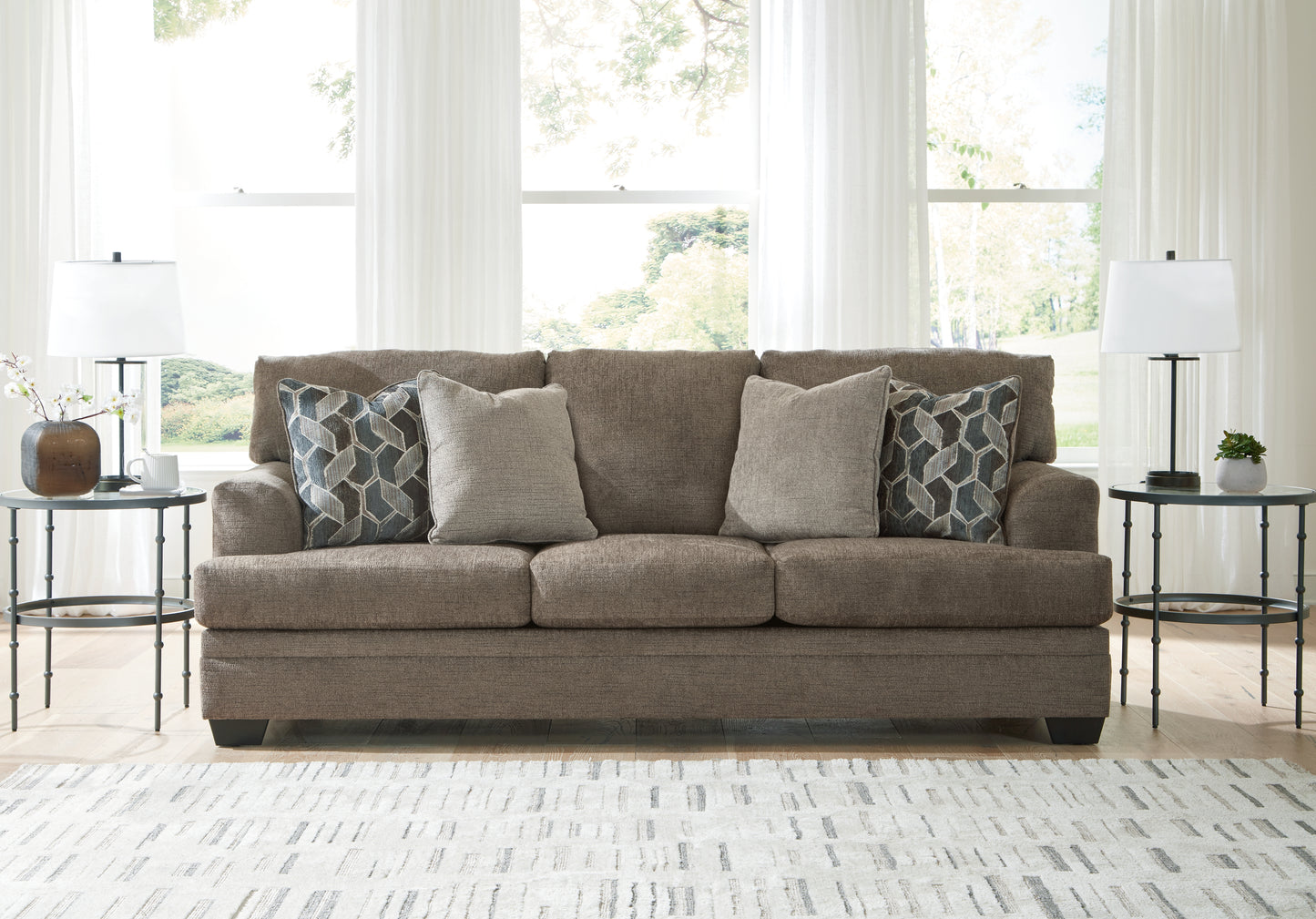 The Furniture Outlets - Ashley Furniture - Stonemeade Living Room - Sofa / Nutmeg - 5950538