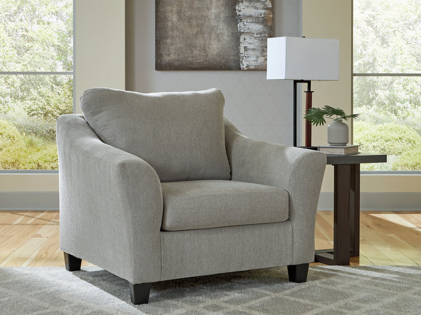 The Furniture Outlets - Ashley Furniture - Willarae Living Room - Chair and a Half / Taupe - 5980323