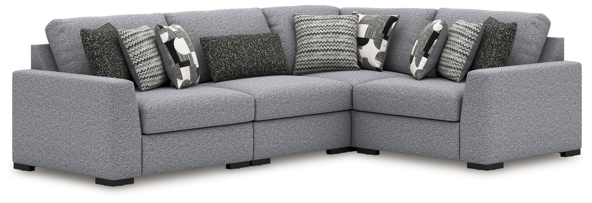 The Furniture Outlets - Ashley Furniture - Bealton Sectional - RAF 2-Piece Sectional with Chaise / Salt and Pepper - 61305S11