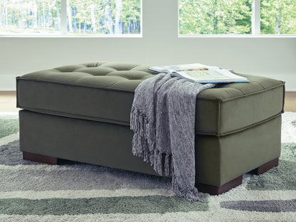 The Furniture Outlets - Ashley Furniture - Caspian-Town Living Room - Oversized Accent Ottoman / Olive - PC6170208