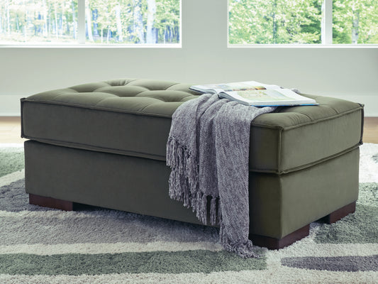 The Furniture Outlets - Ashley Furniture - Caspian-Town Living Room - Oversized Accent Ottoman / Olive - PC6170208