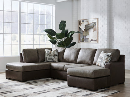 The Furniture Outlets - Ashley Furniture - Castille Way Sectional - RAF 2-Piece Sectional with Chaise / Fossil - PC62703S1