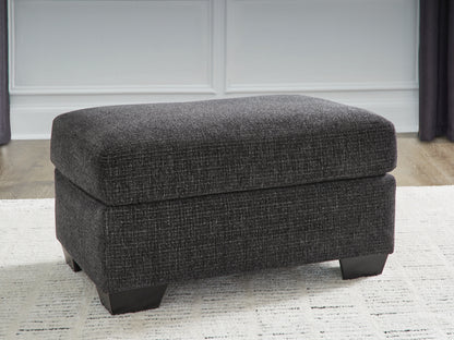 The Furniture Outlets - Ashley Furniture - Loreo Living Room - Ottoman / Ebony - 6310114