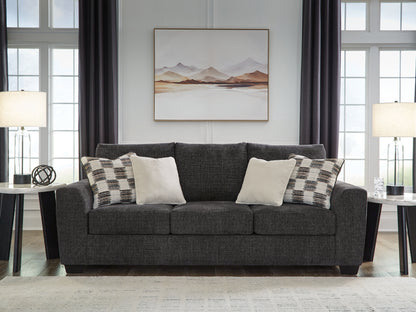 The Furniture Outlets - Ashley Furniture - Loreo Living Room - Sofa / Ebony - 6310138