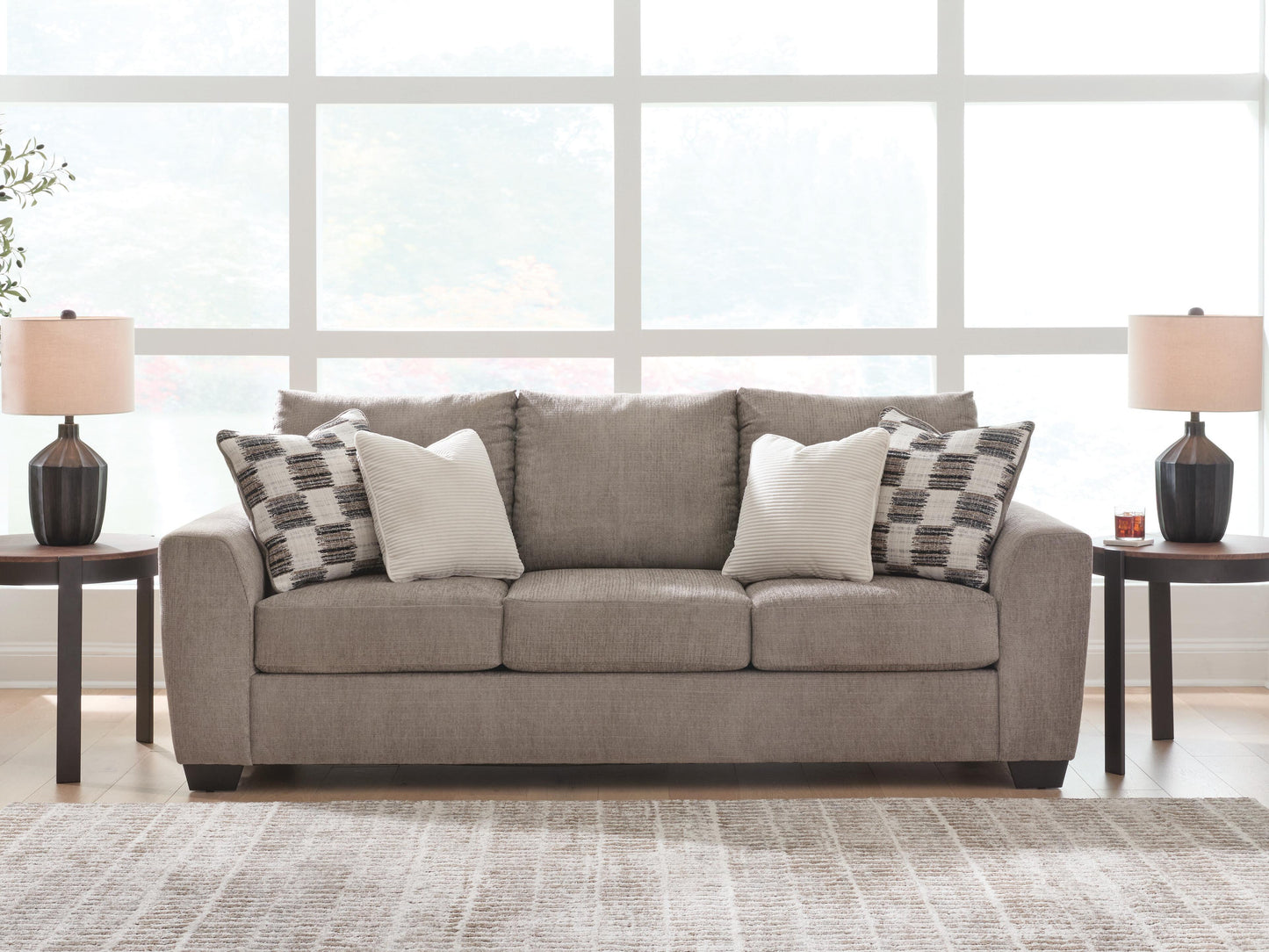 The Furniture Outlets - Ashley Furniture - Loreo Living Room - Sofa / Truffle - 6310238