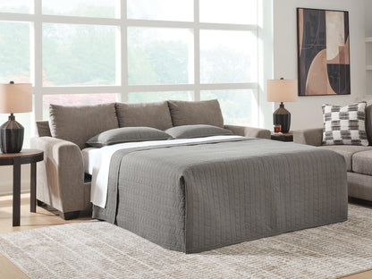 The Furniture Outlets - Ashley Furniture - Loreo Living Room - Queen Sofa Sleeper / Truffle - 6310239