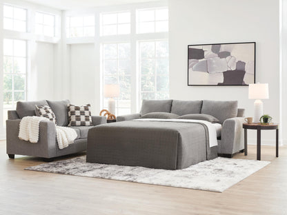 The Furniture Outlets - Ashley Furniture - Loreo Living Room - Queen Sofa Sleeper / Flint - 6310339