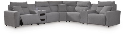 Modmax II 7-Piece Power Reclining Sectional with Audio Consoles