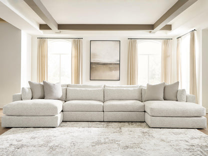 The Furniture Outlets - Ashley Furniture - Ashbourne Estate Sectional - RAF 4-Piece Double Chaise Sectional - PC66004S9