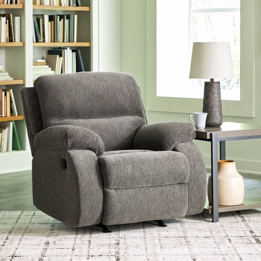 The Furniture Outlets - Ashley Furniture - Scranto Living Room - Rocker Recliner / Brindle - 6650225