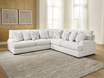 The Furniture Outlets - Ashley Furniture - Misty-Lakes Sectional - 3-Piece Sectional / Chalk - PC66906S4