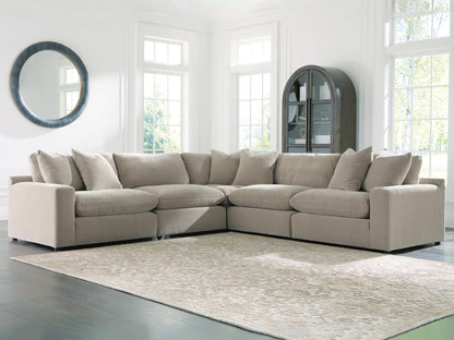 The Furniture Outlets - Ashley Furniture - Maxton Heights Sectional - RAF 5-Piece Sectional / Pebble - 67808S4