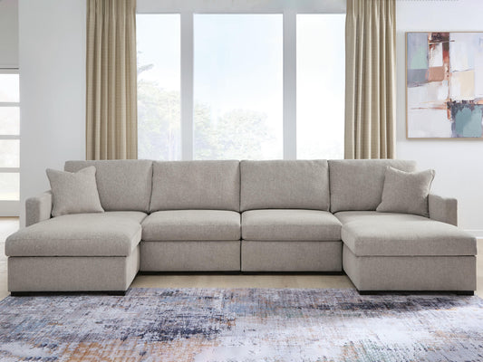 The Furniture Outlets - Ashley Furniture - ModMax Luxe Sectional - RAF 4-Piece Double Chaise Sectional - 68605S16