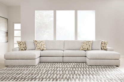 The Furniture Outlets - Ashley Furniture - Kestrie 4-Piece Double Chaise Sectional - 4-Piece Double Chaise Sectional - PC68706S9