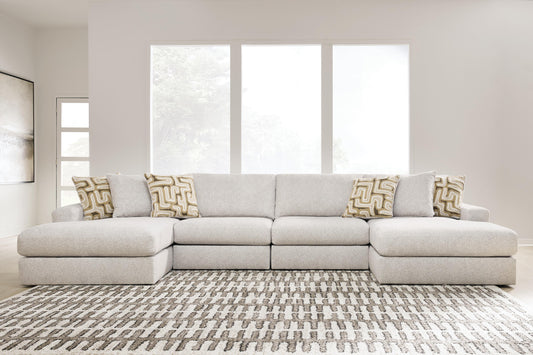 The Furniture Outlets - Ashley Furniture - Kestrie 4-Piece Double Chaise Sectional - 4-Piece Double Chaise Sectional - PC68706S9