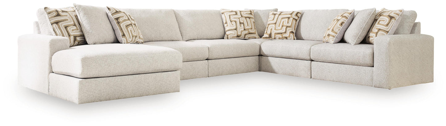 Kestrie 6-Piece Sectional with Chaise