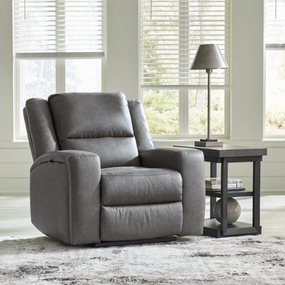 The Furniture Outlets - Ashley Furniture - Brixworth Living Room - Zero Wall Recliner / Slate - 6910629