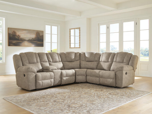 The Furniture Outlets - Ashley Furniture - Pearce-Pike Sectional - 3-Piece Reclining Sectional with Console - PC69205S1