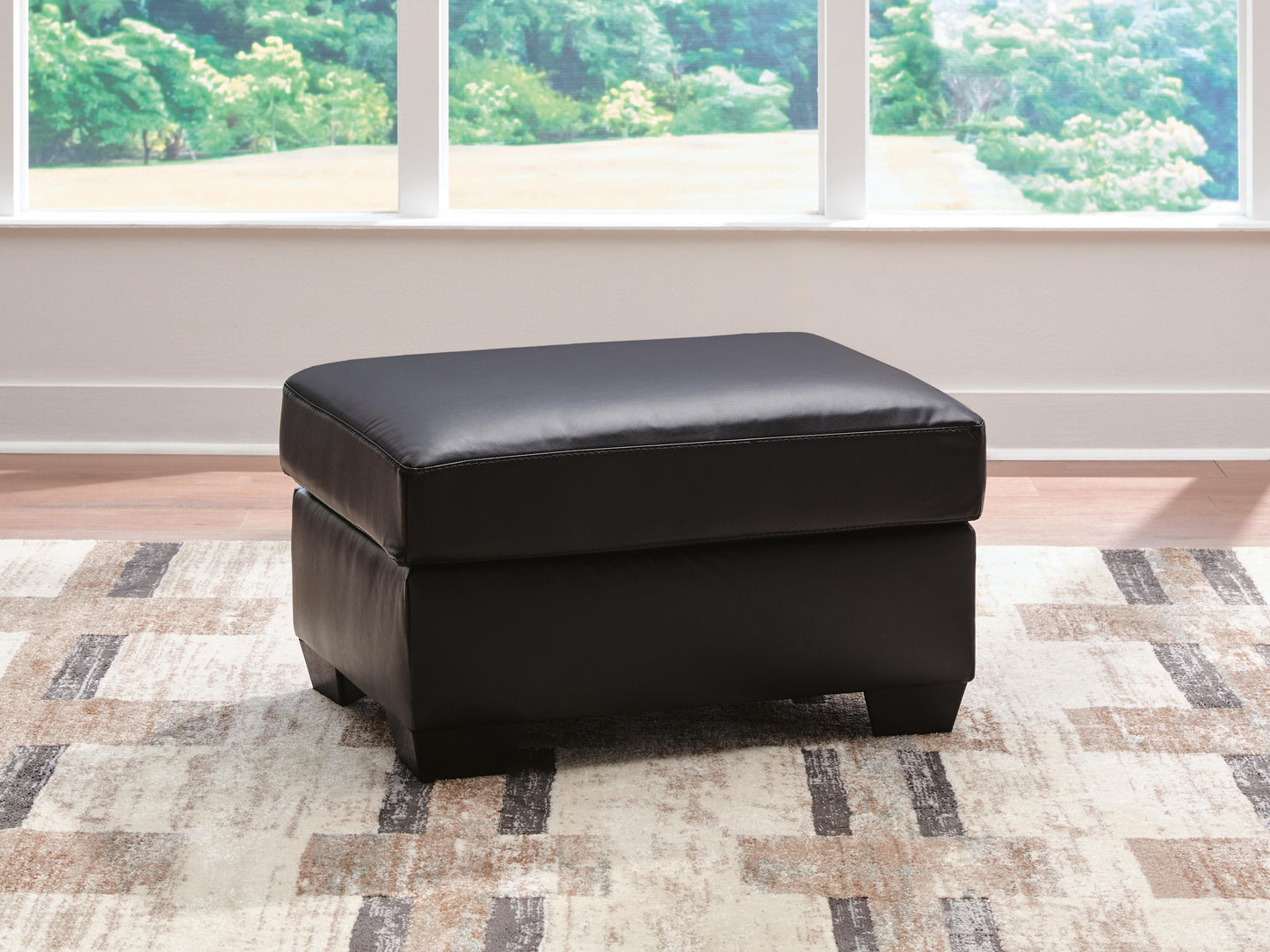 The Furniture Outlets - Ashley Furniture - Glennbre Living Room - Ottoman / Midnight - PC6980414