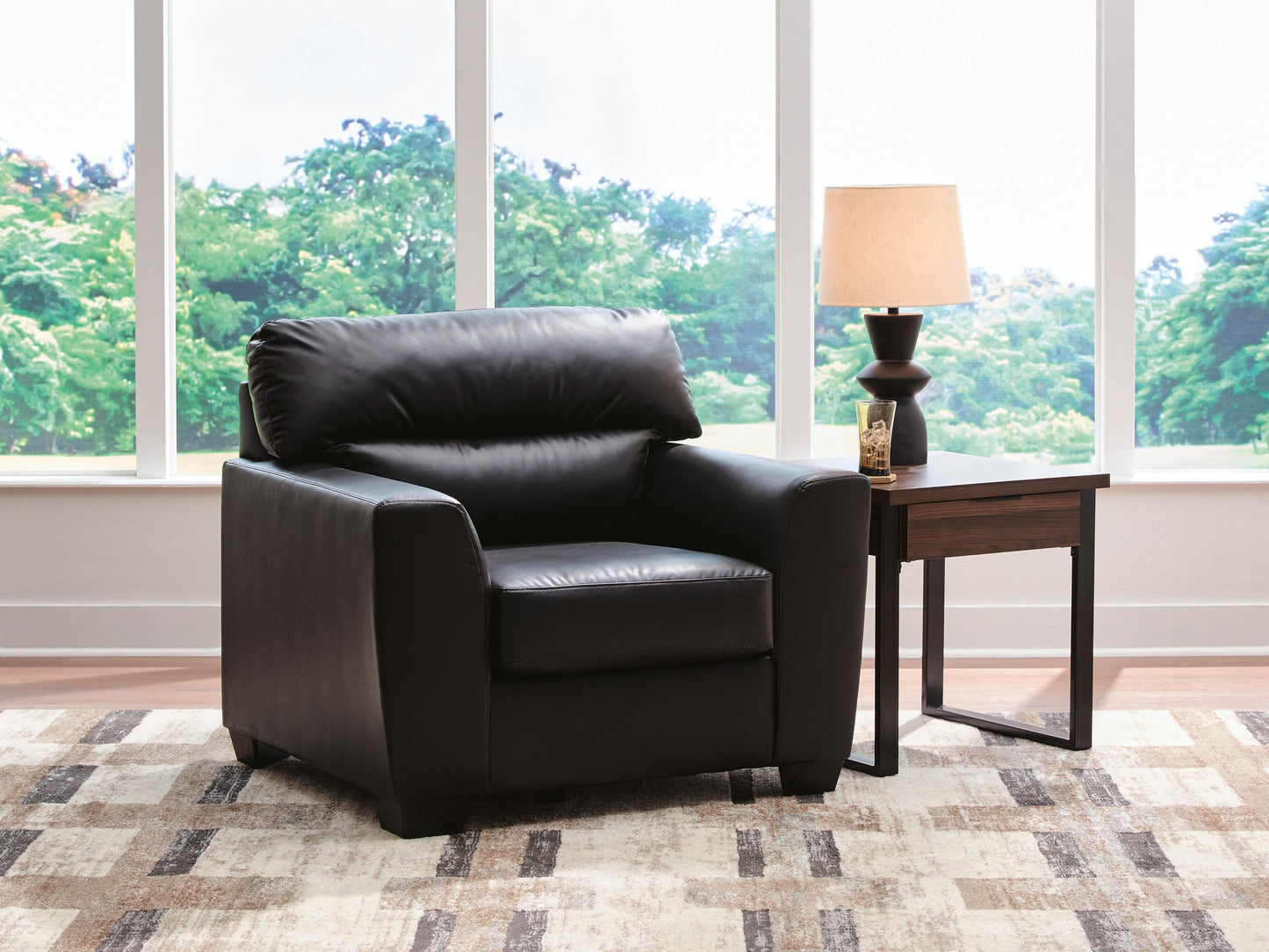 The Furniture Outlets - Ashley Furniture - Glennbre Living Room - Chair / Midnight - PC6980420