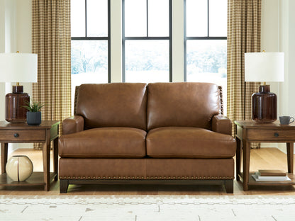 The Furniture Outlets - Ashley Furniture - Saonara Living Room - Loveseat / Amber - PC7310935